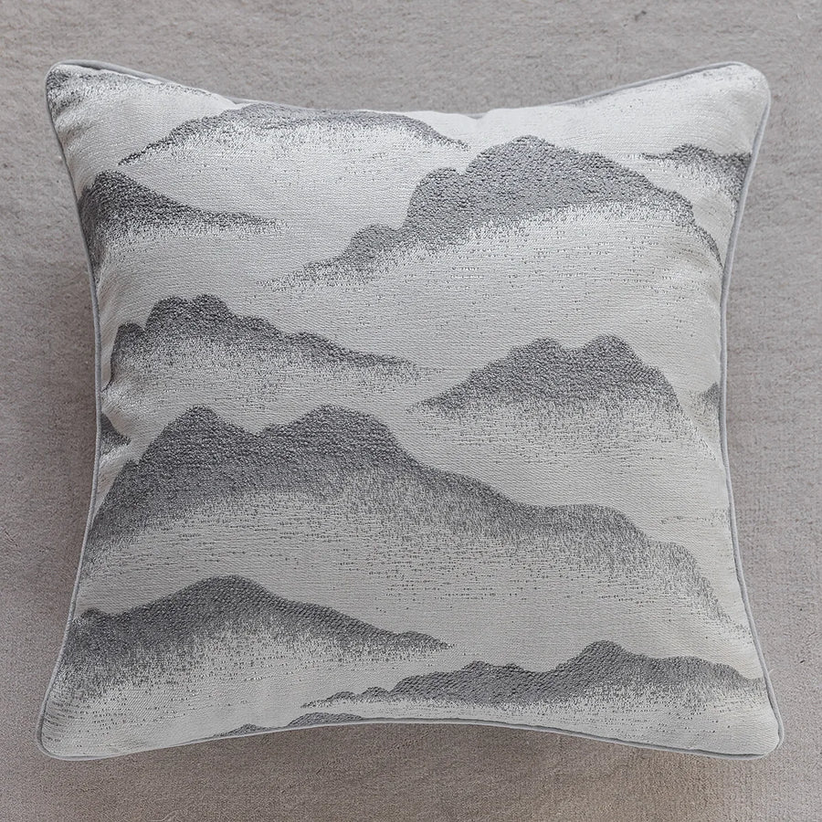 Monza Chenille Jacquard Cushion Cover - 45 x 45cm Cover Only / Meribel Somerset
