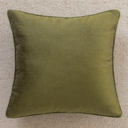 Monza Chenille Jacquard Cushion Cover - 45 x 45cm Cover Only / Monolith Cavendish