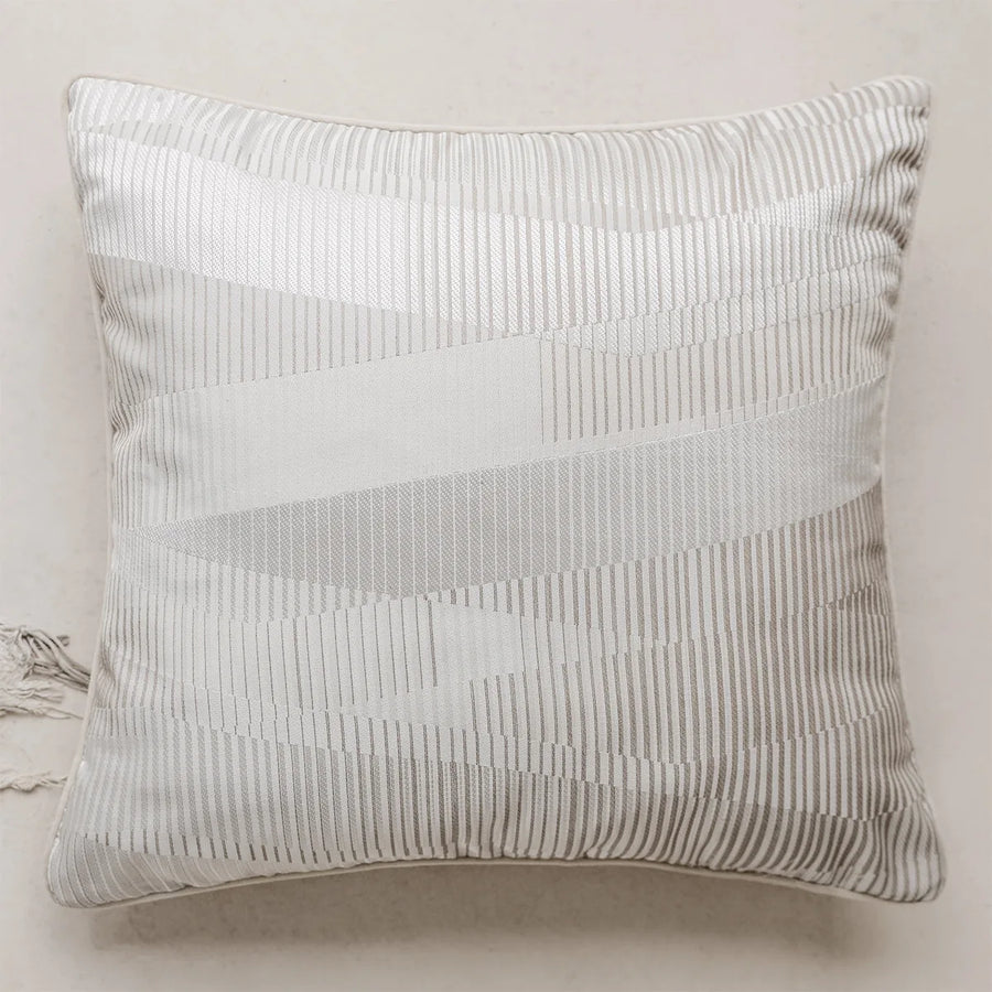 Monza Chenille Jacquard Cushion Cover - 45 x 45cm Cover Only / Orlane Ciel