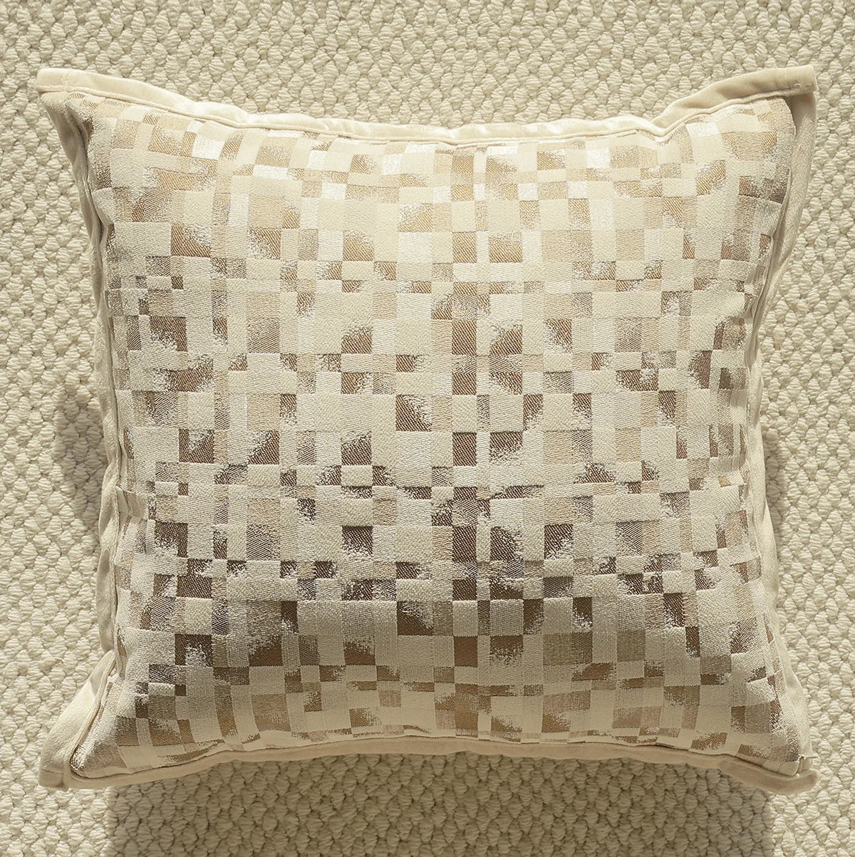Monza Chenille Jacquard Cushion Cover - 45 x 45cm Cover Only / Varcion Aster