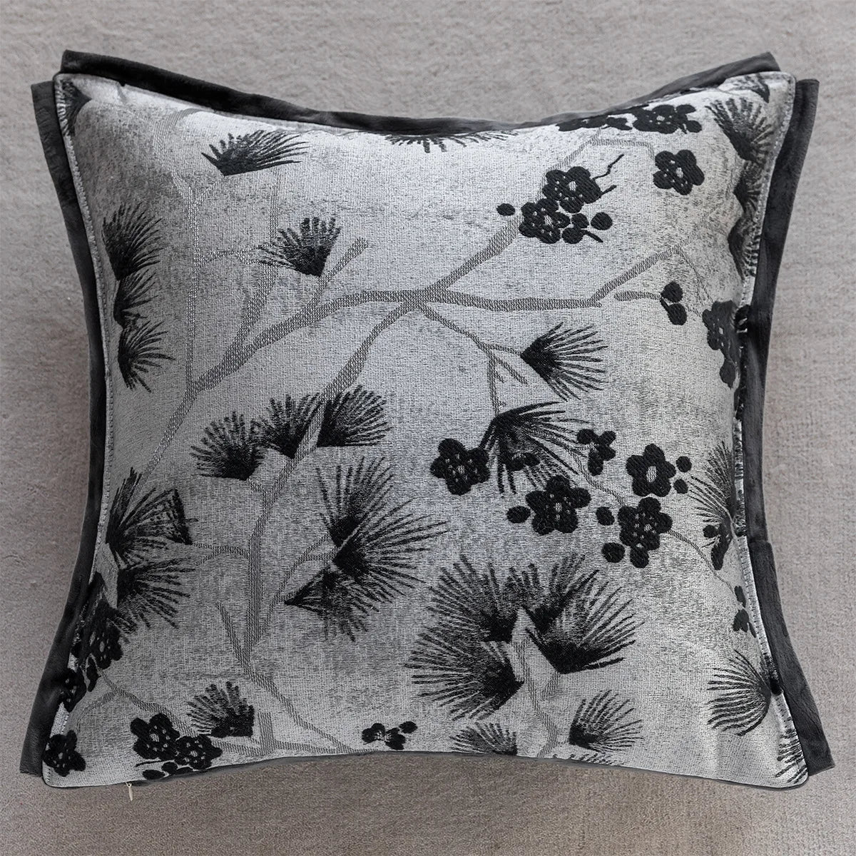 Monza Chenille Jacquard Cushion Cover - 45 x 45cm Cover Only / Vesper Maison