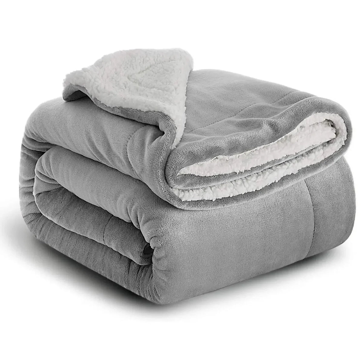Mosaic Sherpa Fleece Throw - 100 x 150cm / Black
