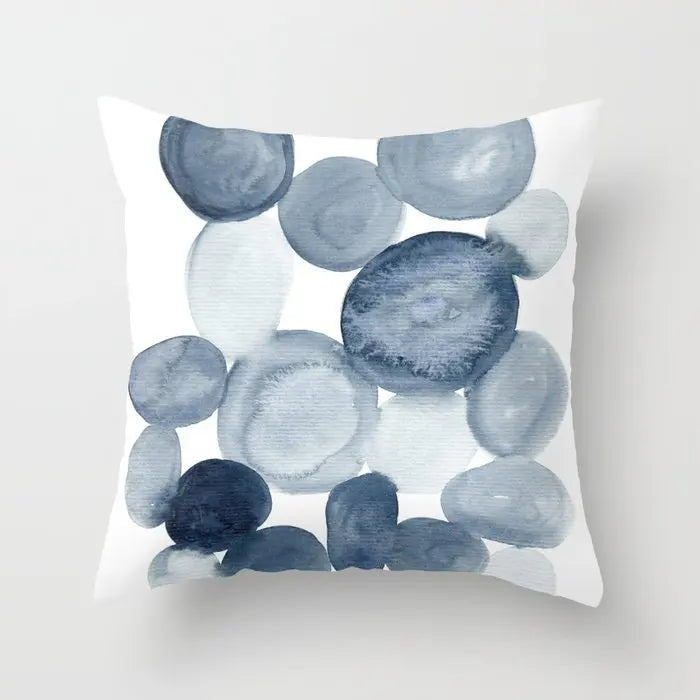Nocturne Velvet Geometric Cushion Cover - 40 x 40cm Cover Only / Aurelle Atelier