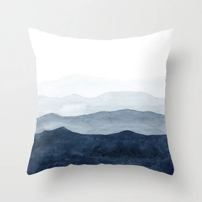 Nocturne Velvet Geometric Cushion Cover - 40 x 40cm Cover Only / Decora