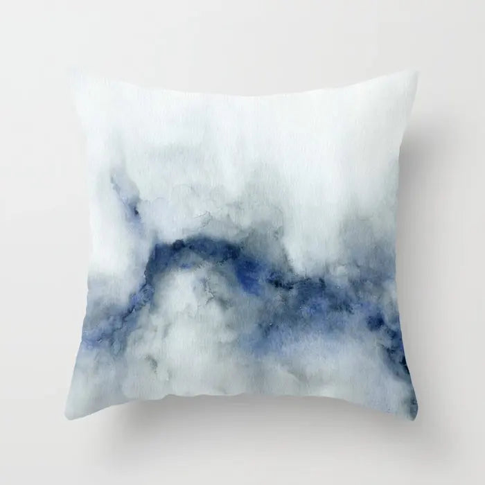 Nocturne Velvet Geometric Cushion Cover - 40 x 40cm Cover Only / Moderne