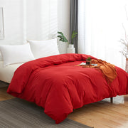 Noir 500TC Cotton Solid Duvet Cover Set - Double / Radley