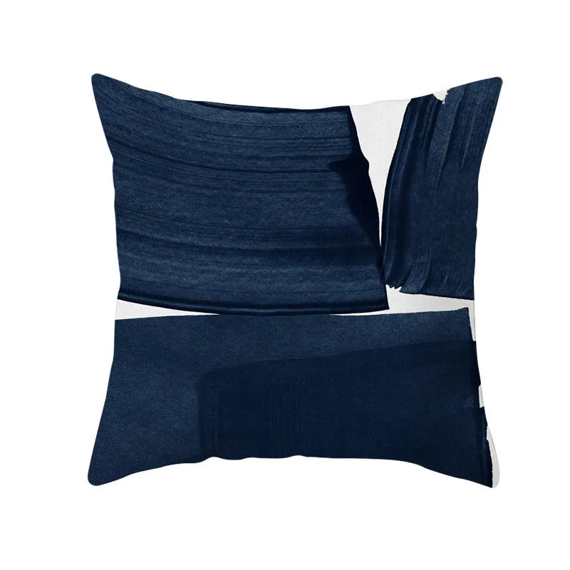 Opaline Velvet Geometric Cushion Cover - 40 x 40cm Cover Only / Meridian Maison