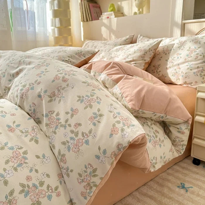 Oxford 500TC Cotton Duvet Cover Set - UK Single / Kensington Vale