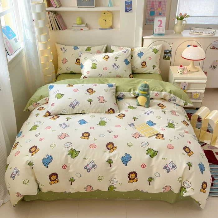 Oxford 500TC Cotton Duvet Cover Set - UK Single / Prism Auburn