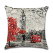 Paris Eiffel Cushion Cover - 40 x 40cm Cover Only / Regatta Belle