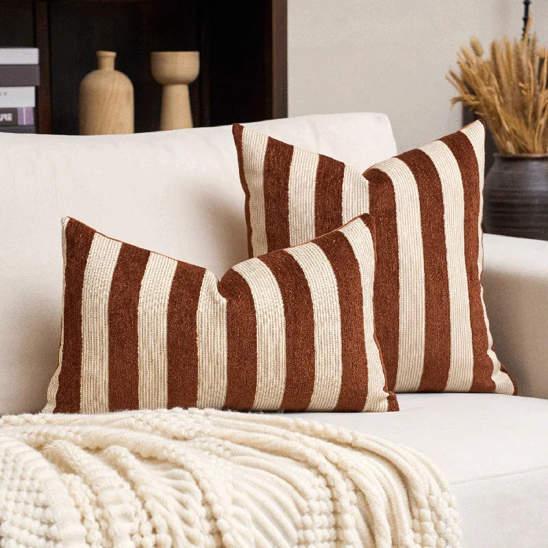 Parma Chenille Jacquard Cushion Cover - 30 x 50cm Cover Only / Radley Maison