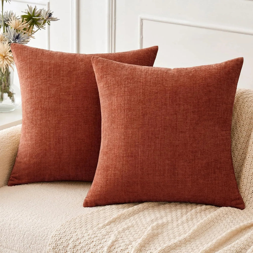Pavia Chenille Jacquard Cushion Cover - 45 x 45cm Cover Only / Arcade Belle