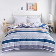 Percale 500TC Cotton Duvet Cover Set - UK Double / Orange