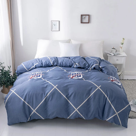 Percale Cotton Duvet Cover Set - UK Double / Bellora 2