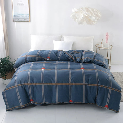 Percale Cotton Duvet Cover Set - UK Double / Bellora 3