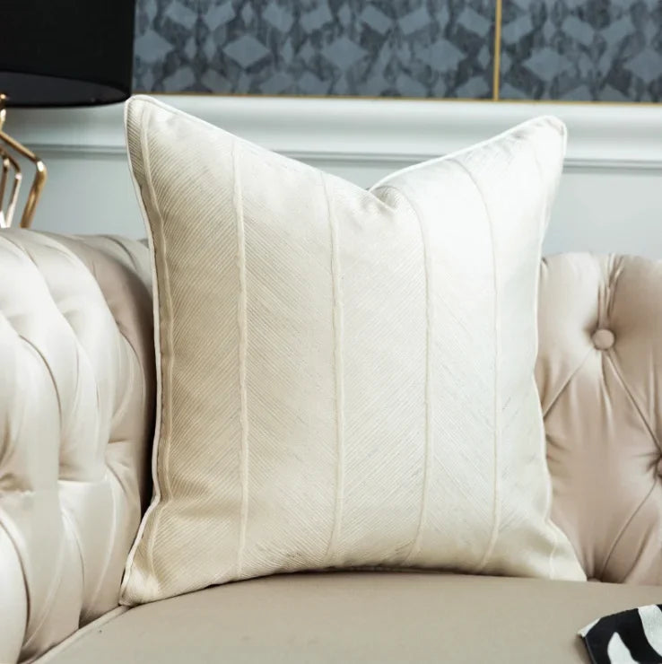 Pesaro Chenille Jacquard Cushion Cover - 30 x 50cm Cover Only / Marceau Pavilion