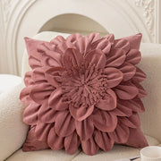 Petalia Velvet Botanical Cushion Cover - 50 x 50cm Cover Only / Breton Eden
