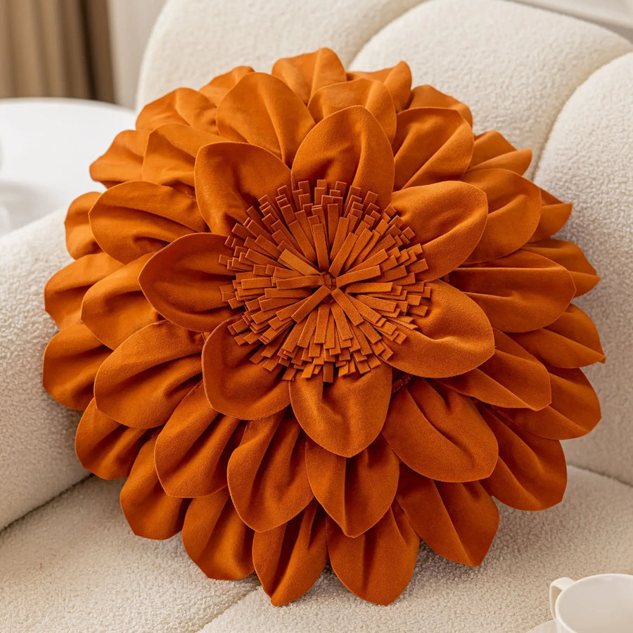 Petalia Velvet Botanical Cushion Cover - 50 x 50cm Cover Only / Harbour Eden