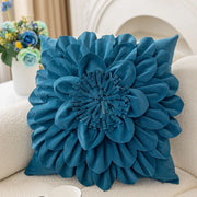 Petalia Velvet Botanical Cushion Cover - 50 x 50cm Cover Only / Opaline Luxe