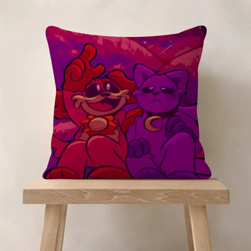 Poppy Playtime Cushion Cover - 40 x 40cm Cover Only / Red