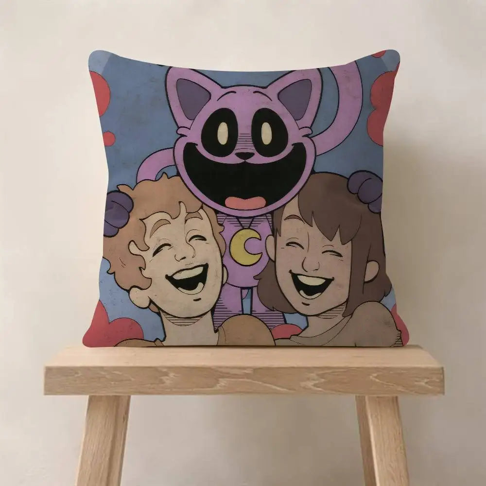 Poppy Playtime Cushion Cover - 40 x 40cm Cover Only / Yellow