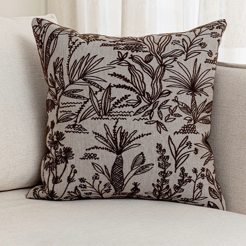 Portofino Chenille Jacquard Cushion Cover - 45 x 45cm Cover Only / Marceau Orsay