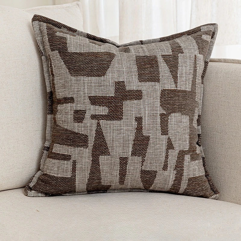 Portofino Chenille Jacquard Cushion Cover - 45 x 45cm Cover Only / Valette Loom