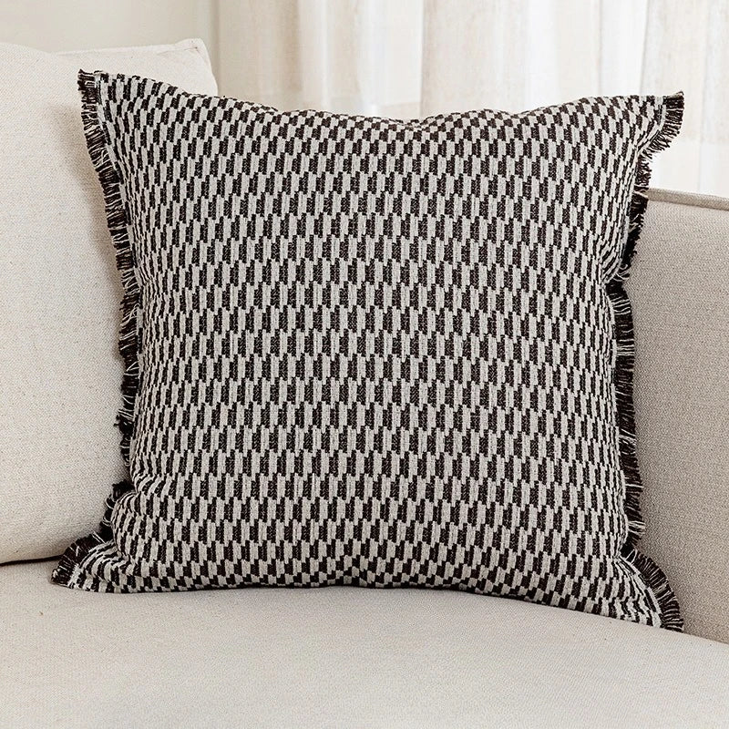 Portofino Chenille Jacquard Cushion Cover - 45 x 45cm Cover Only / Windsor Cavendish