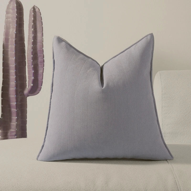Prism Chenille Jacquard Cushion Cover - 30 x 50cm / Belgravia Maison