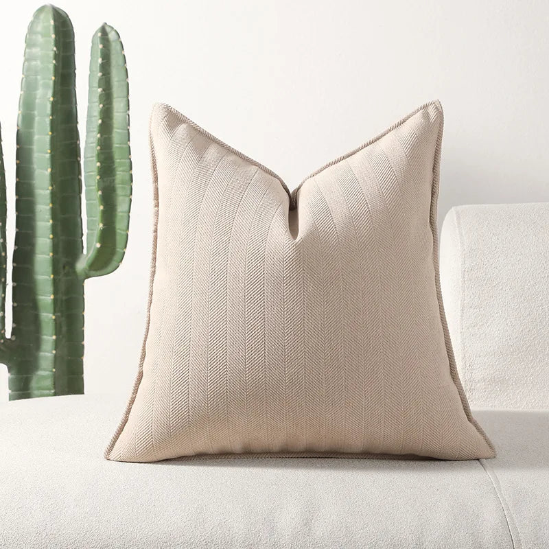 Prism Chenille Jacquard Cushion Cover - 30 x 50cm / Breton Orsay