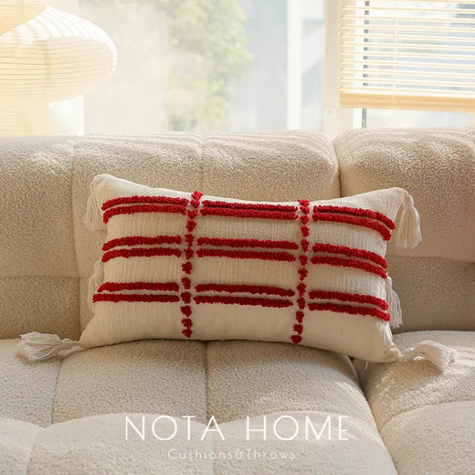 Prism Soft-Touch Geometric Cushion Cover - 30 x 50cm Cover Only / Breton Belle