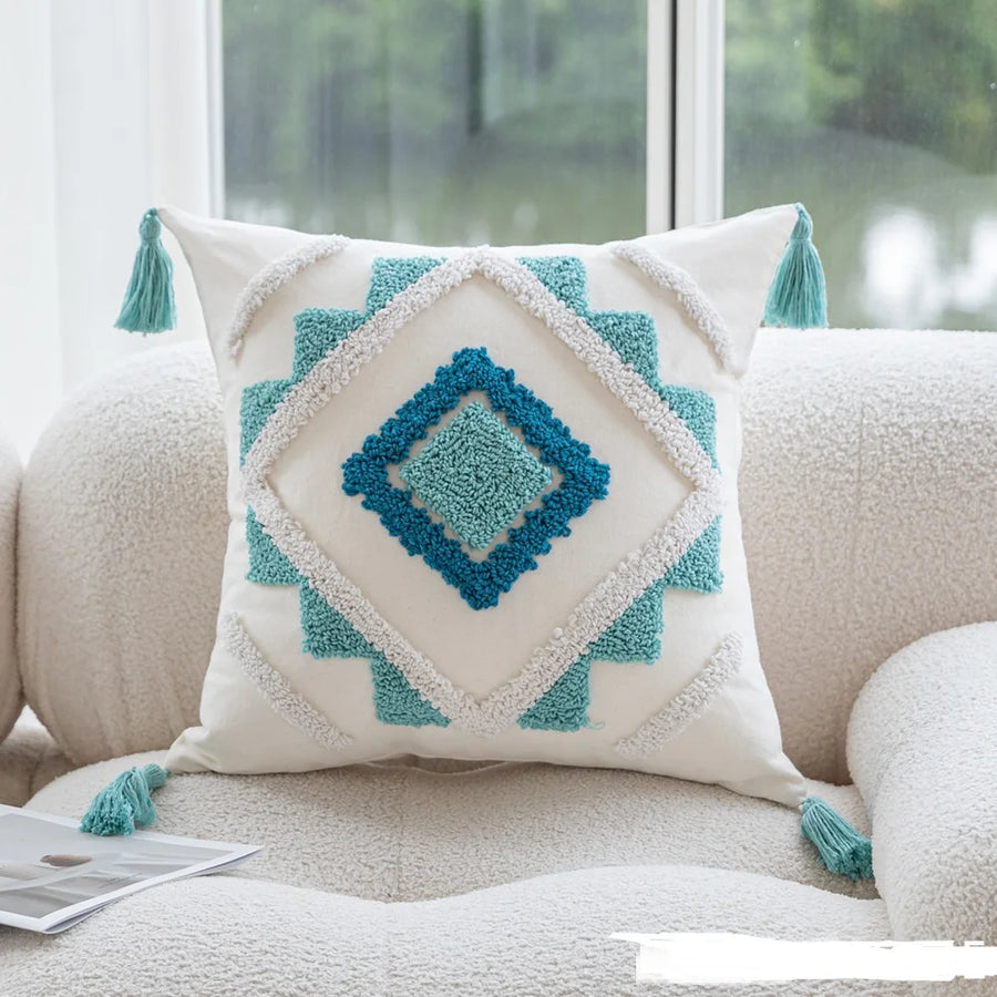 Prism Soft-Touch Geometric Cushion Cover - 45 x 45cm Cover Only / Serevain Orsay