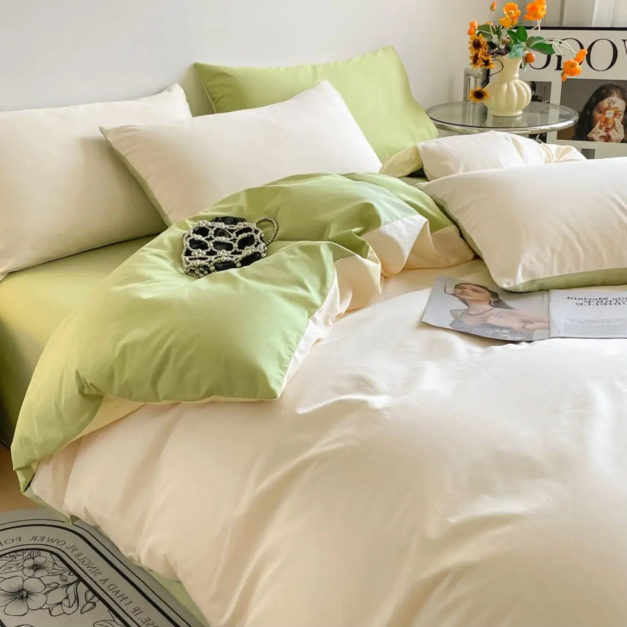 Radley 400TC Egyptian Cotton Knit Duvet Cover Set - UK Double / Navy