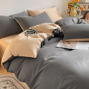 Radley 400TC Egyptian Cotton Knit Duvet Cover Set - UK Double / Yellow