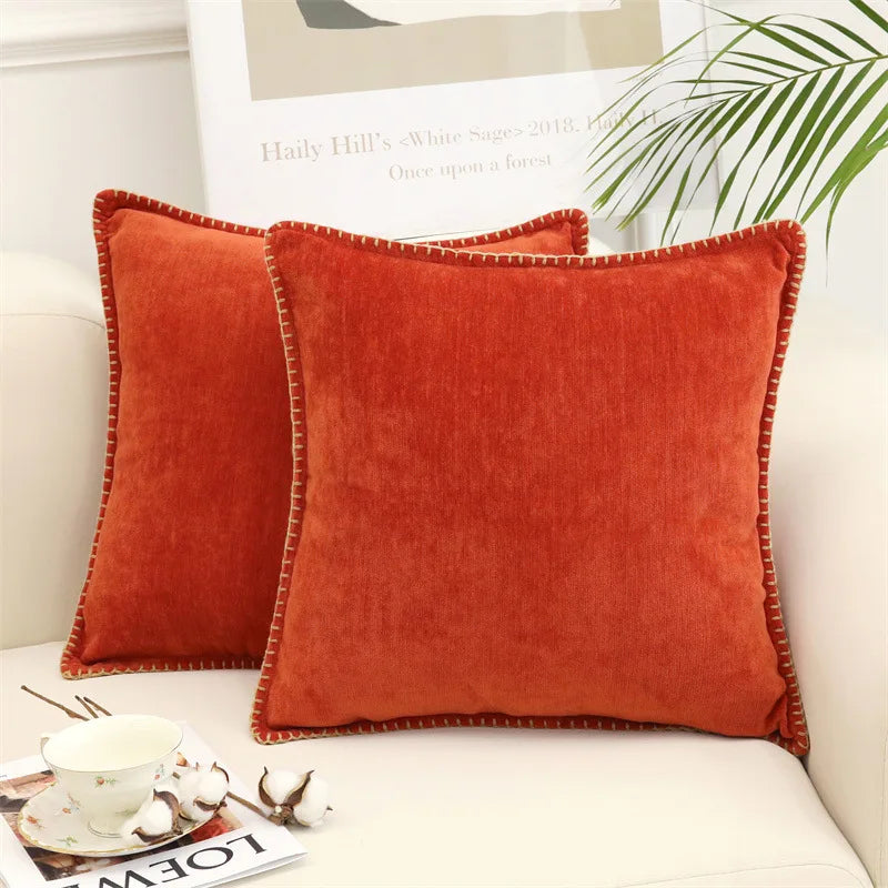 Ravenna Chenille Jacquard Cushion Cover - 30 x 50cm Cover Only / Roselle Cavendish