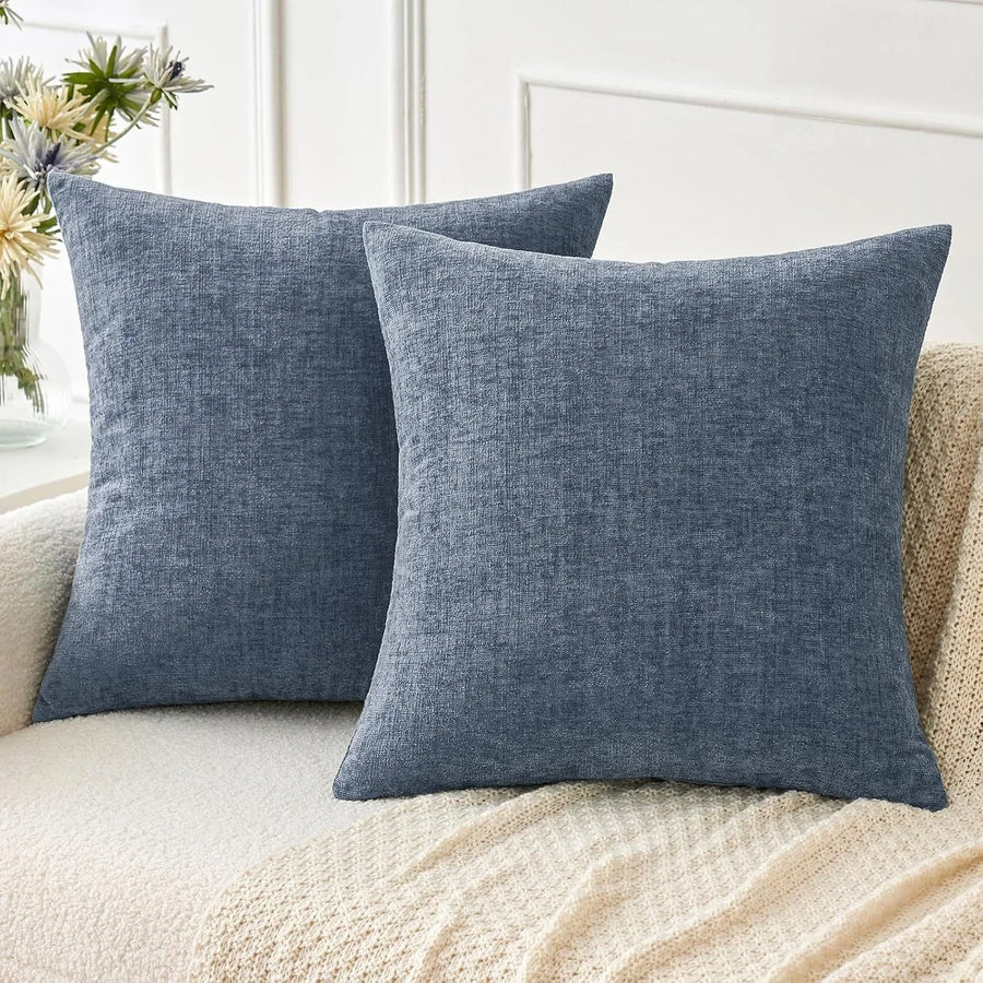 Ravenna Chenille Jacquard Cushion Cover - 45 x 45cm Cover Only / Henley Maison