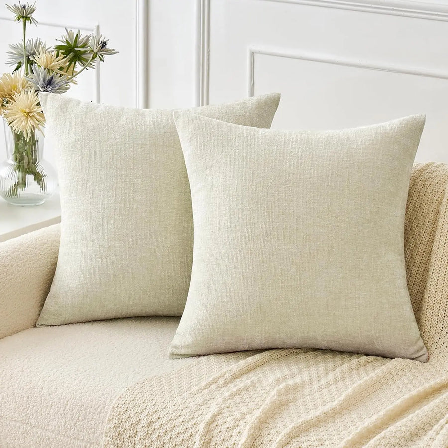 Ravenna Chenille Jacquard Cushion Cover - 45 x 45cm Cover Only / Regatta Atelier