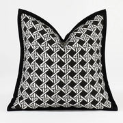 Rimini Chenille Jacquard Cushion Cover - 30 x 50cm Cover Only / Belgravia Auburn