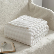 Seabrook Faux Fur Throw - 100 x 150cm / Red