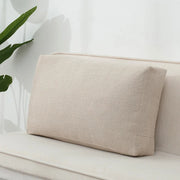 Seaton Cotton-Linen Cushion Cover - 50 x 50cm Cover Only / Yellow