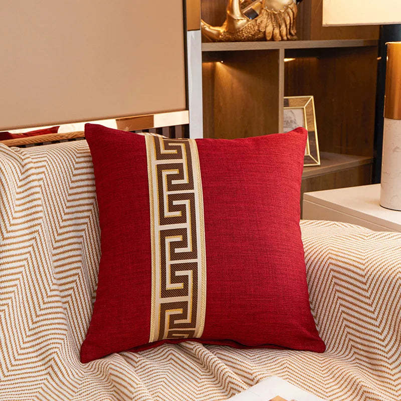 Selby Cotton-Linen Cushion Cover - 45 x 45cm Cover Only / White