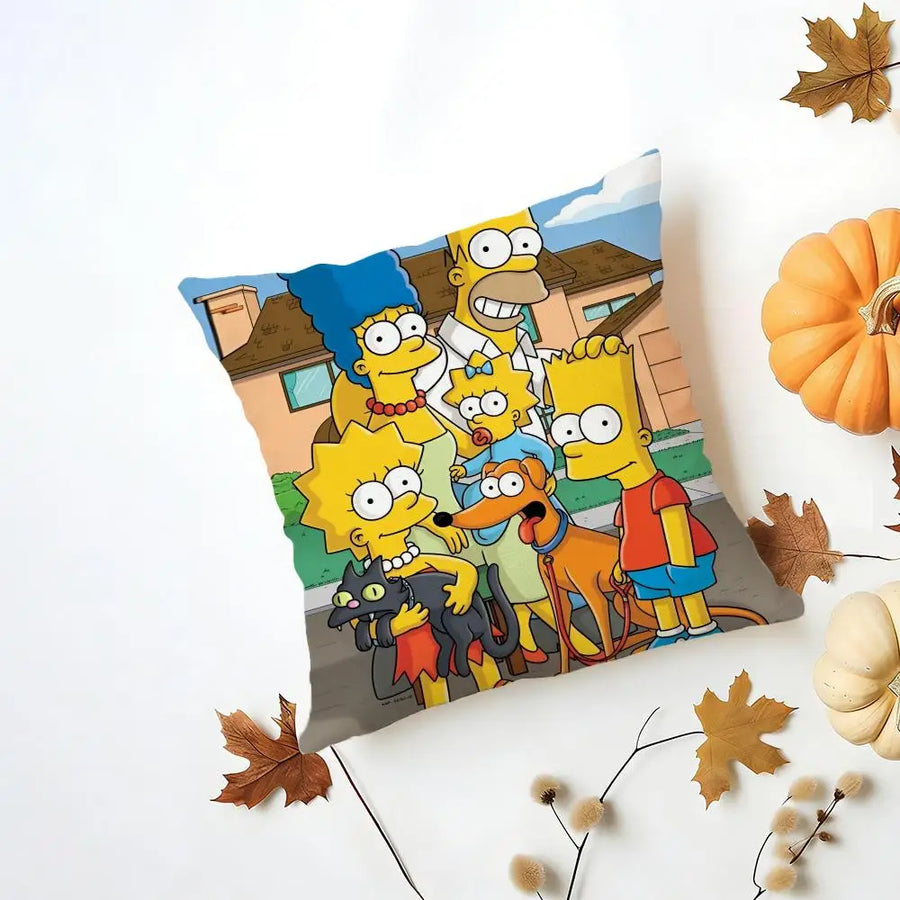 Simpsons Cushion Cover - 40 x 40cm Cover Only / Brocade Aster
