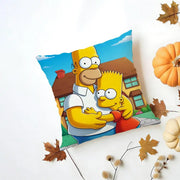 Simpsons Cushion Cover - 40 x 40cm Cover Only / Henley Auburn