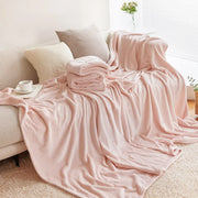 Snugwell Plush Fleece Throw - 100 x 150cm / Apricot