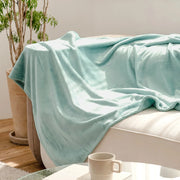 Snugwell Plush Fleece Throw - 100 x 150cm / Aqua Emerald