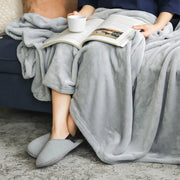 Tide Plush Fleece Throw - 100 x 150cm / Wisteria