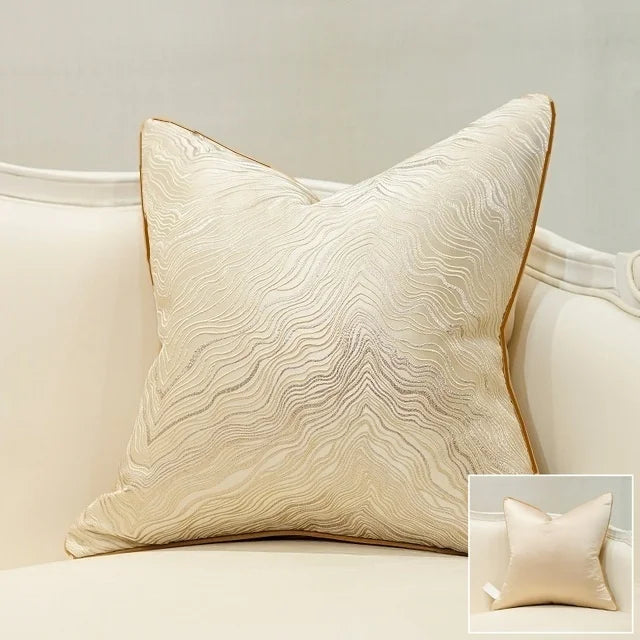 Tivoli Chenille Embroidered Cushion Cover - 45 x 45cm Cover Only / Marceau Cavendish