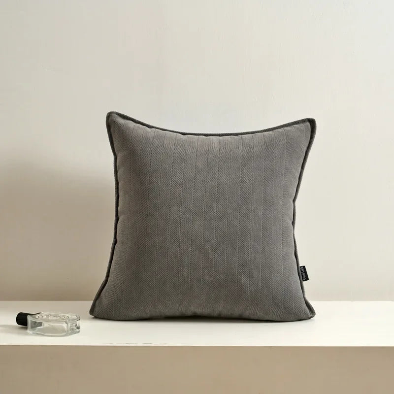 Treviso Chenille Jacquard Cushion Cover - 30 x 50cm Cover Only / Mariner Eden