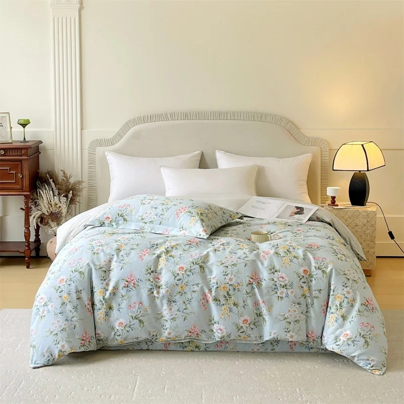 Twill Cotton Duvet Cover Set - UK Double / Belgravia