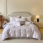 Twill Cotton Duvet Cover Set - UK Double / Petalia